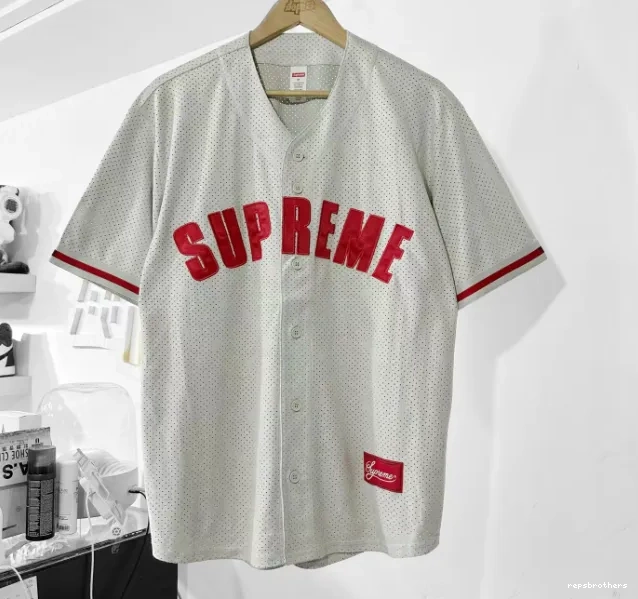 sleeved mesh suede baseball JERSEY 24SS ULTRASUDE short MESH BASEBALL 0504